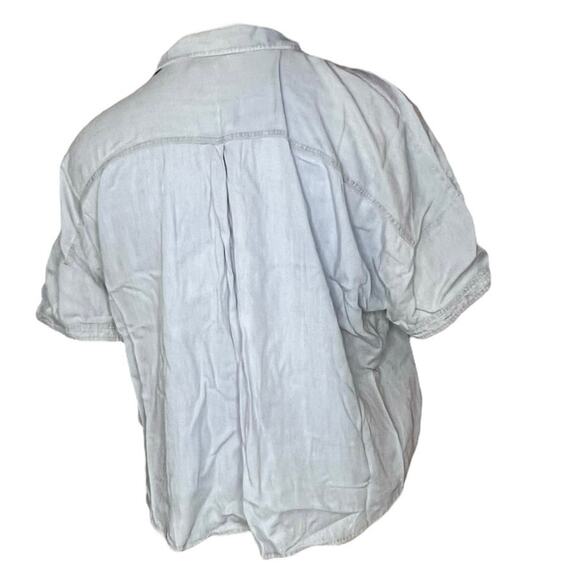 Arula Women’s Button-Down Denim Shirt Size 1X - Light Wash NWT - Picture 4 of 8